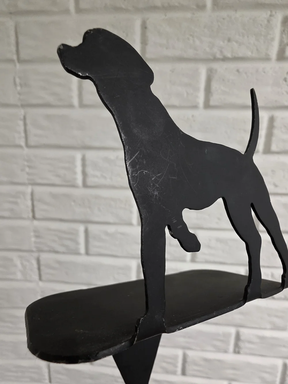 Vintage Cabela’s Metal Dog Christmas Stocking Holder Mantel Hook